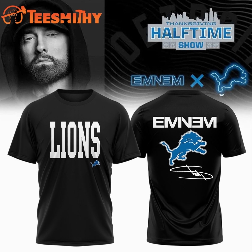 Eminem x Detroit Lions Signature Limited Edition 3D Shirt