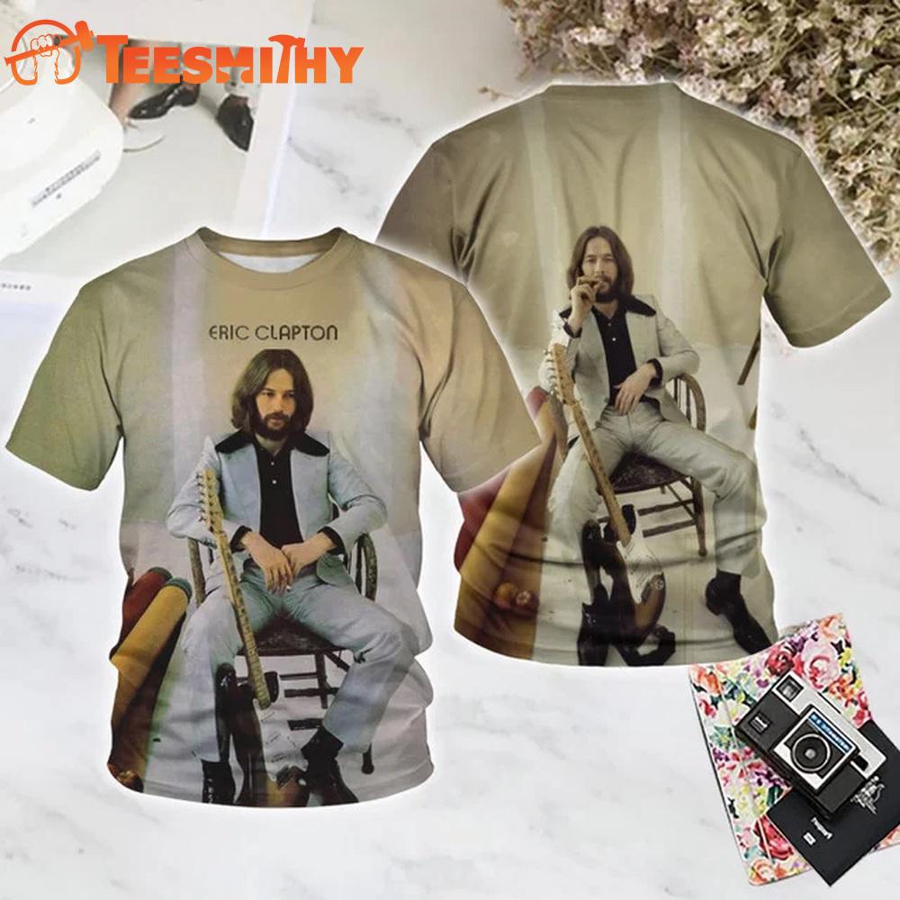Eric Clapton 1970 Graphic All Over Printed T Shirt 1 Eric Clapton 1970 Graphic All Over Printed T Shirt