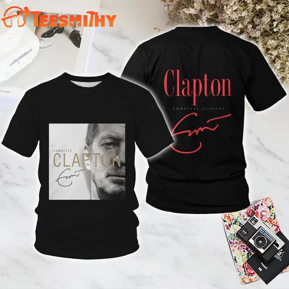 Eric Clapton Complete Clapton All Over Printed T Shirt