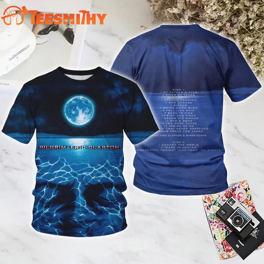 Eric Clapton Pilgrim All Over Printed T Shirt