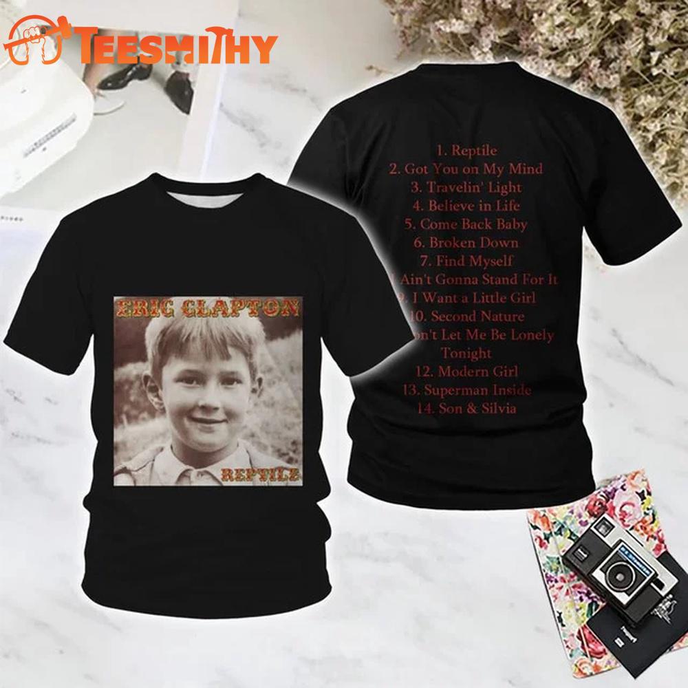 Eric Clapton Reptile All Over Printed T Shirt