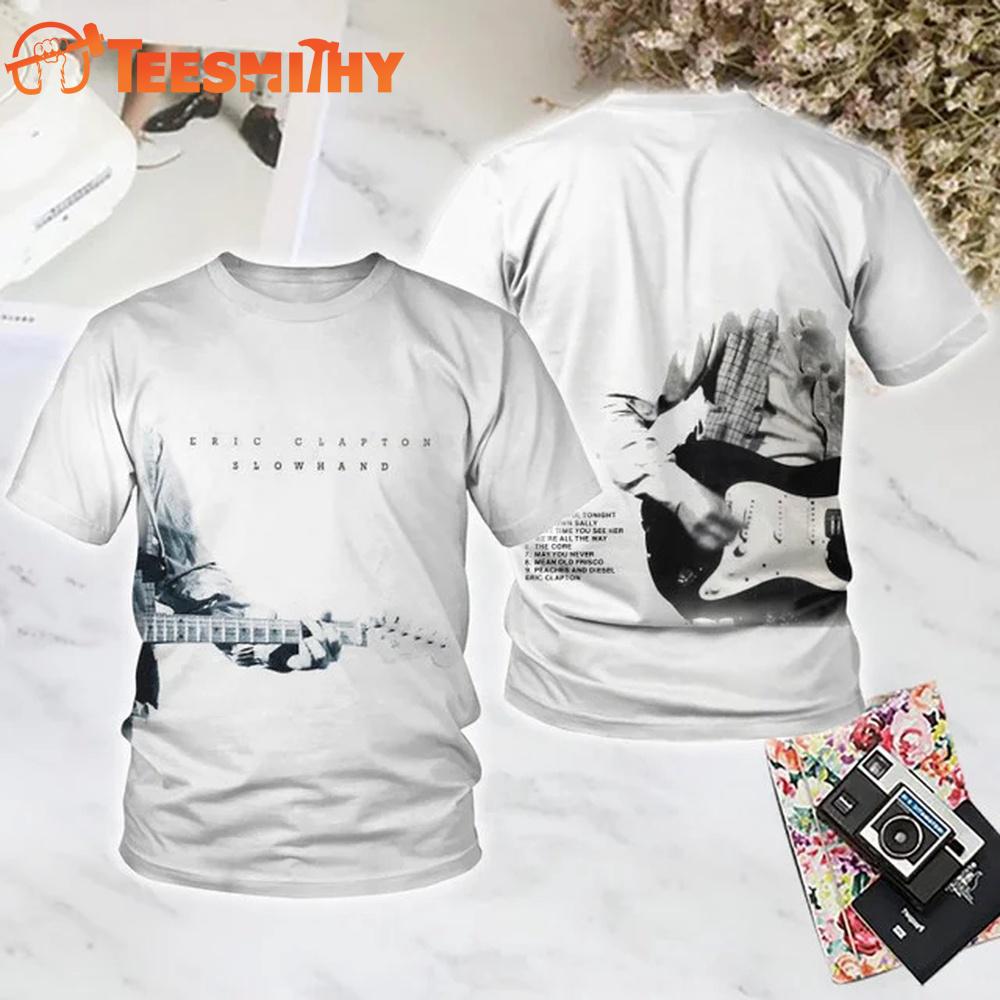 Eric Clapton Slowhand All Over Printed T Shirt