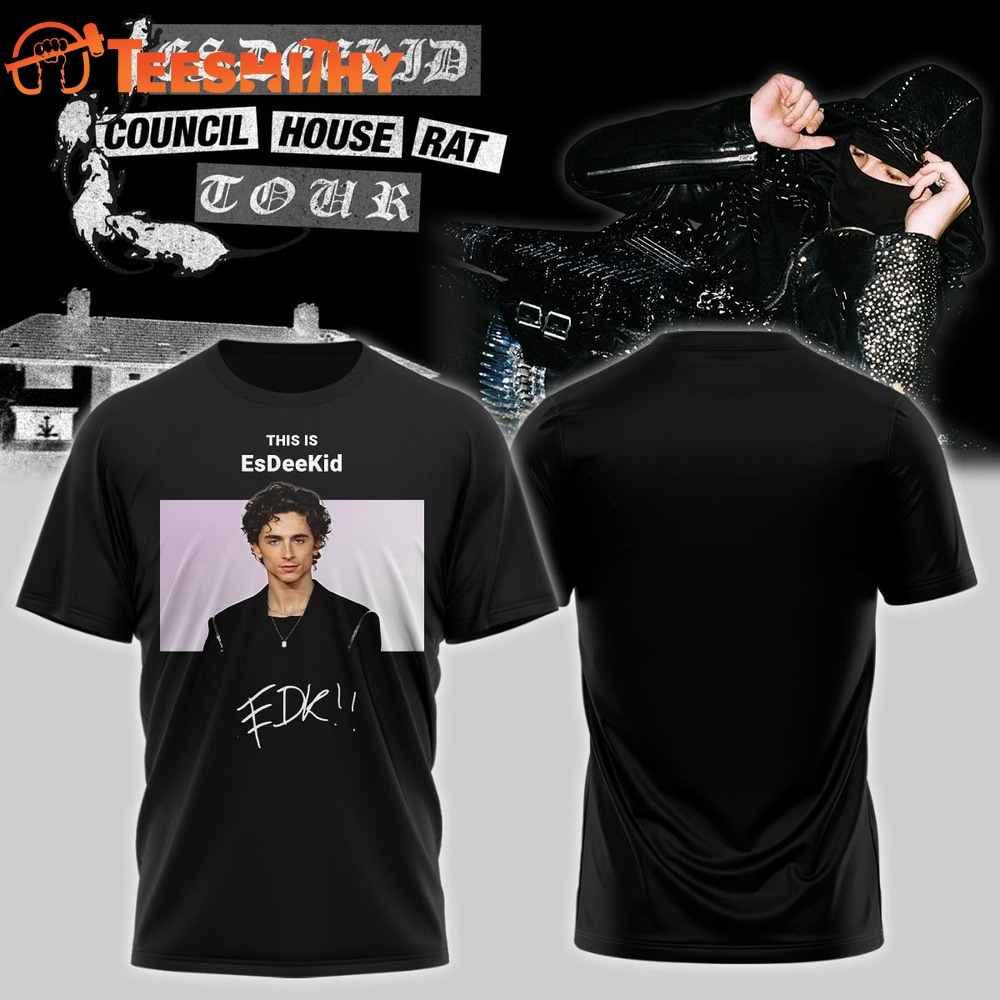 EsDeeKid Council House Rat Tour 2026 Graphic Signature T Shirt