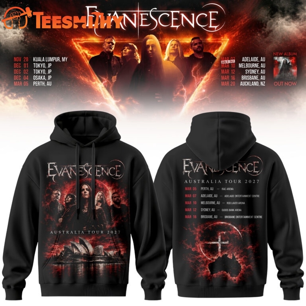Evanescence Australia & New Zealand Tour 2027 Hoodie