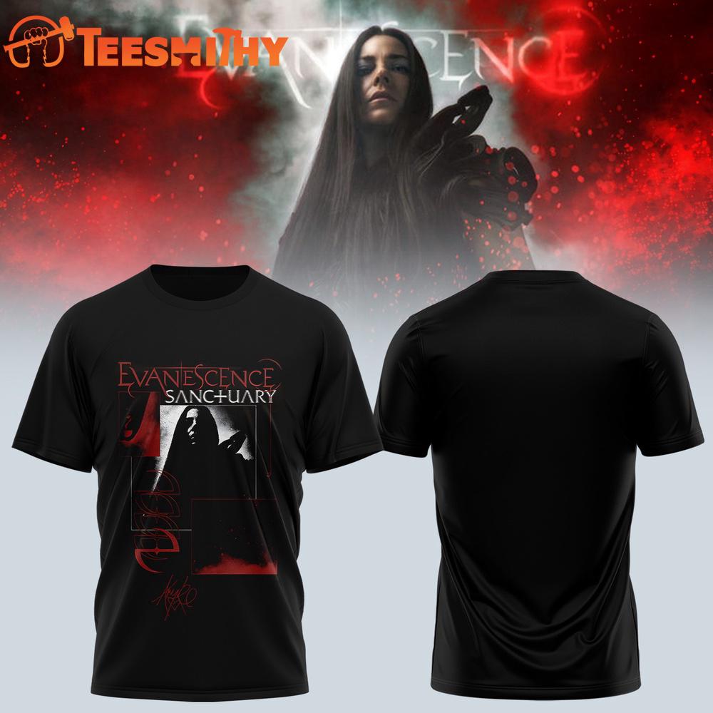 Evanescence World Tour 2026 Limited Edition Signature T Shirt