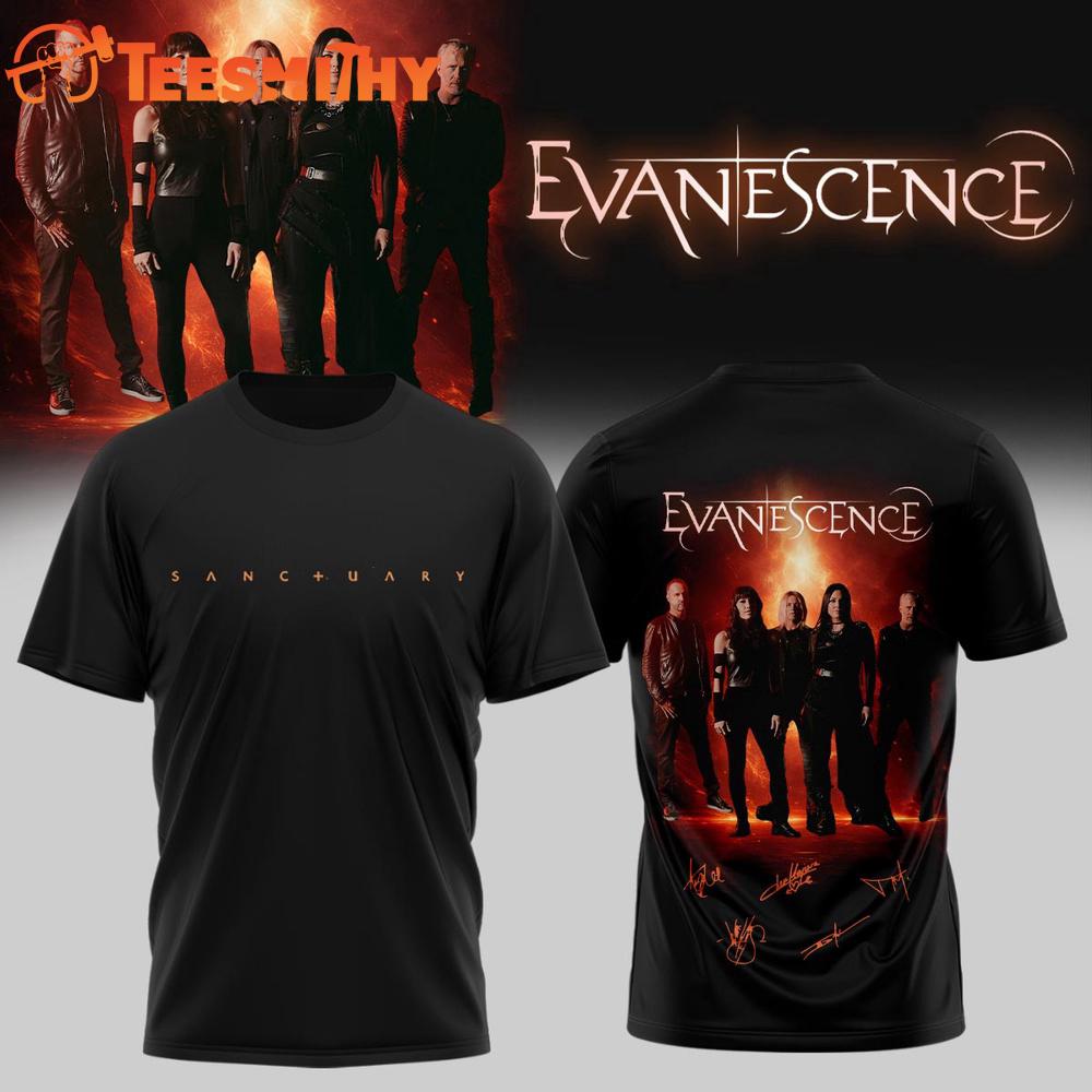 Evanescence World Tour 2026 Signature T Shirt