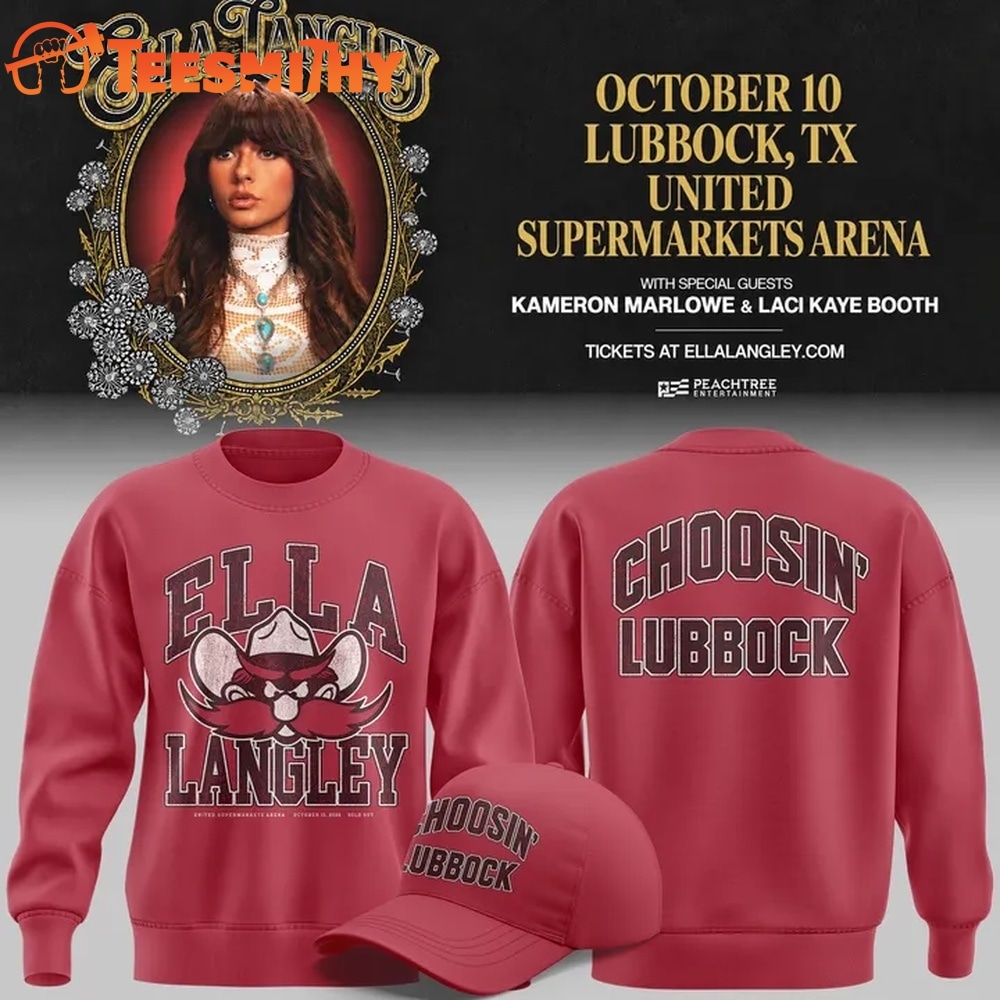 Exclusive City Edition Ella Langley x Texas Tech Red Raiders Sweatshirt 2026