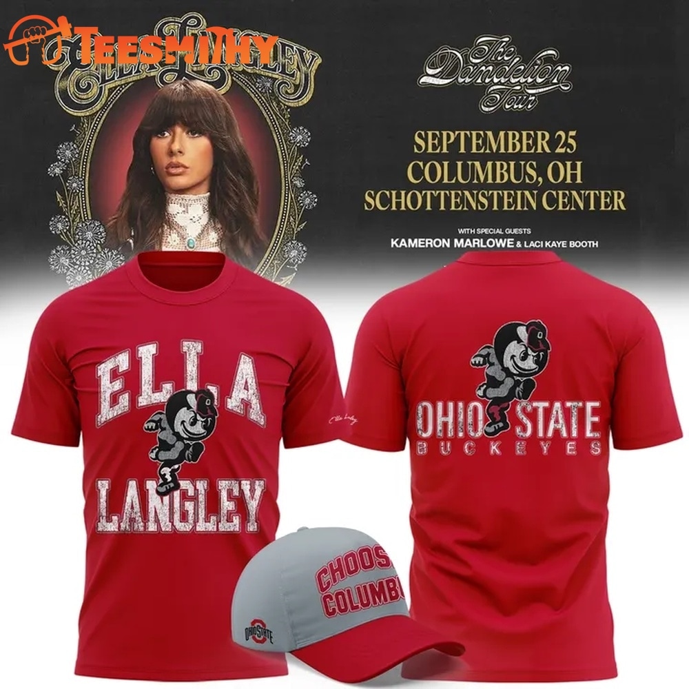 Exclusive Edition Ella Langley x Ohio State Buckeyes Mascot 2026 T Shirt