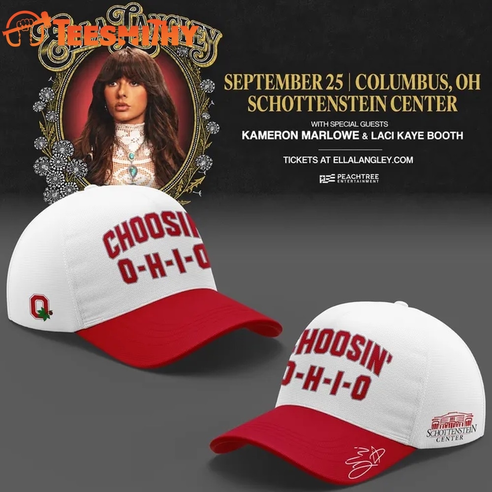 Exclusive Edition Ella Langley x Ohio State Buckeyes OHIO 2026 Cap