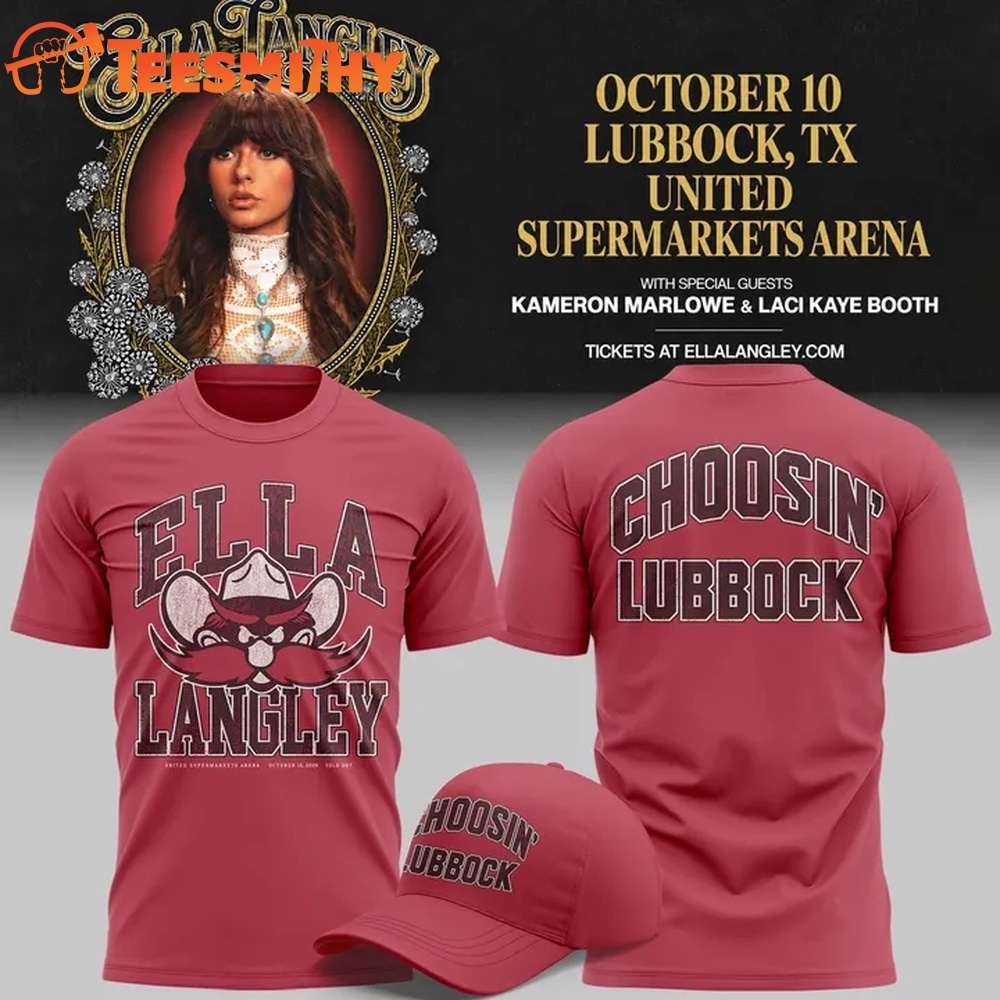 Exclusive Edition Ella Langley x Texas Tech Red Raiders T Shirt 2026