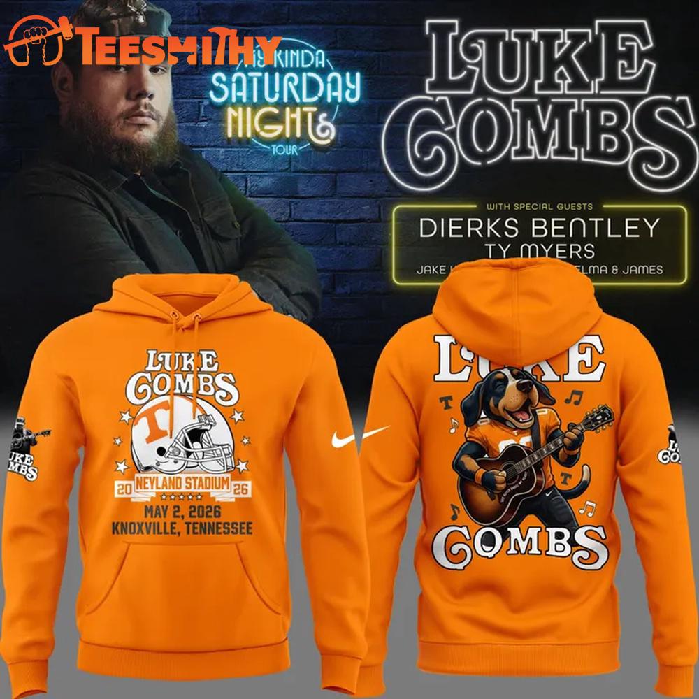 Exclusive Edition Luke Combs x Tennessee Volunteers Football Tour Country Music 2026 Hoodie