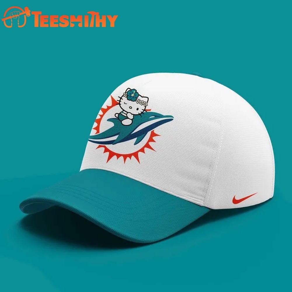 Exclusive Miami Dolphins x Hello Kitty 2026 Classic Cap