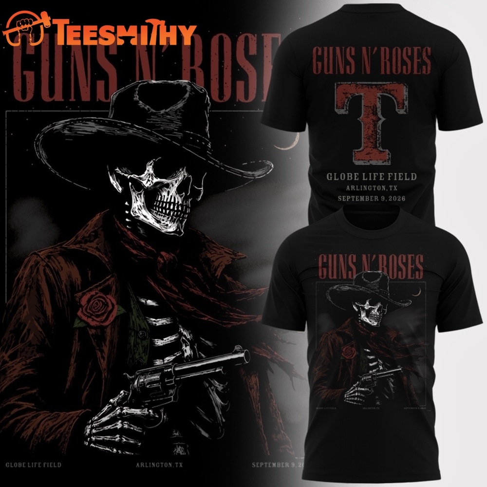 Exclusive Texas Rangers x Guns N’ Roses 2026 T Shirt