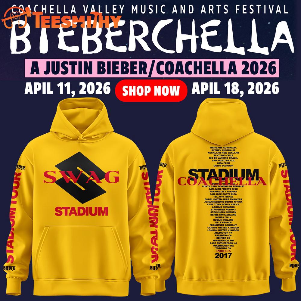 Exclusive Version April 18 Justin Bieber Coachella 2026 Hoodie