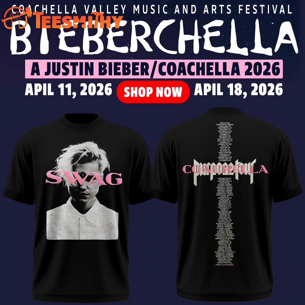Exclusive Version April 18 Justin Bieber Coachella 2026 T Shirt