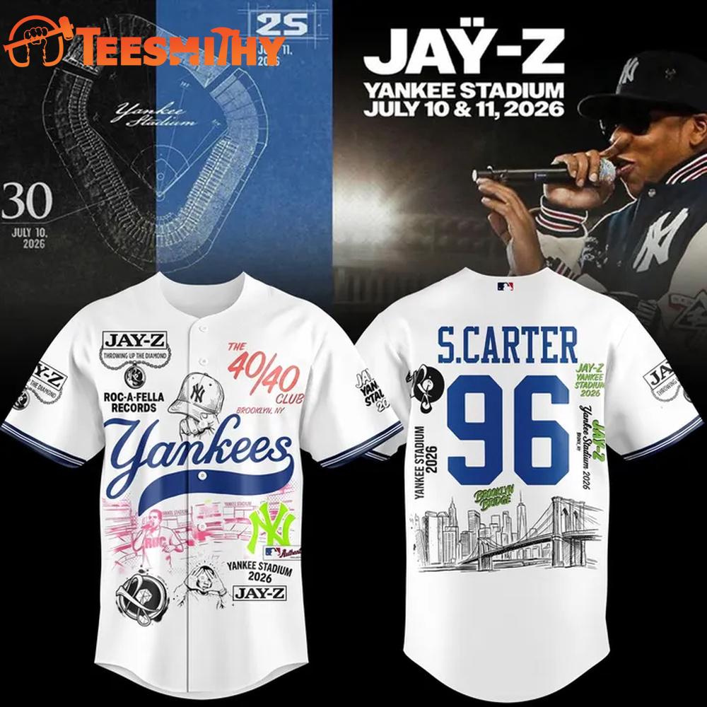 Exclusive Version JAY-Z x New York Yankees 2026 Baseball Jersey