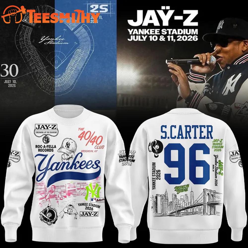 Exclusive Version JAY-Z x New York Yankees 2026 Sweatshirt