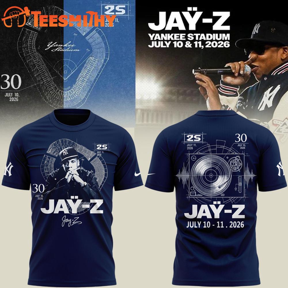 Exclusive Version JAY-Z Yankee Stadium Shows 2026 3D Shirt