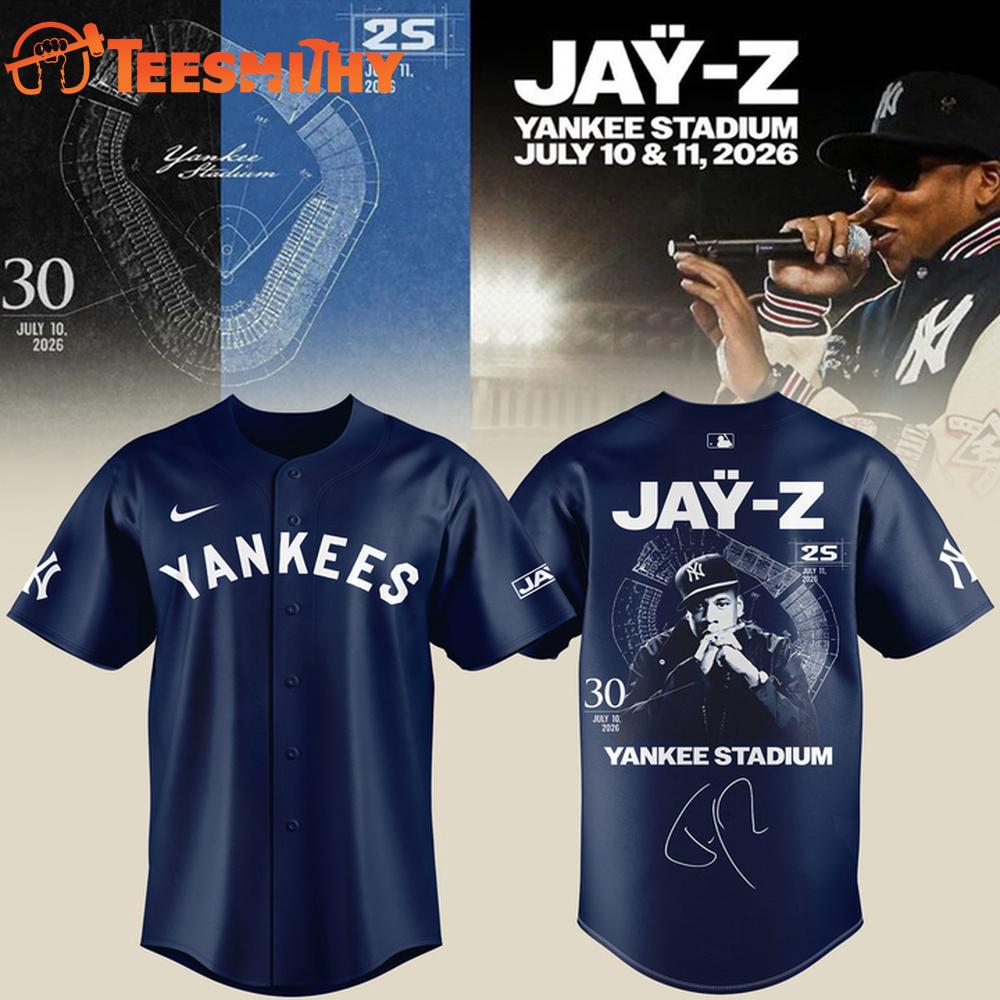 Exclusive Version JAY-Z Yankee Stadium Shows 2026 Special New Baseball Jersey