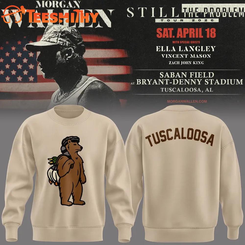 Exclusive Version Morgan Wallen x Alabama Crimson Tide 2026 Sweatshirt