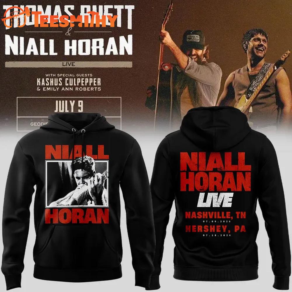 Exclusive Version Niall Horan Nashville TN 2026 Black Hoodie