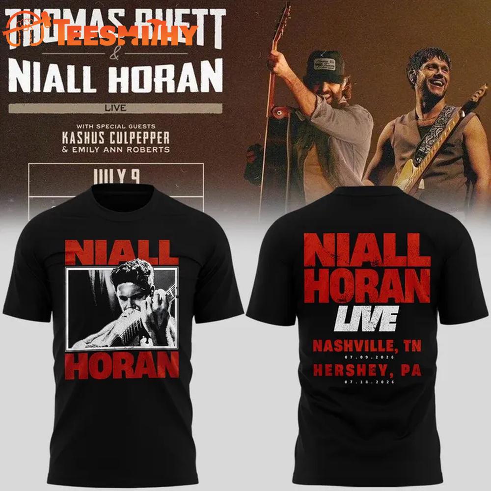 Exclusive Version Niall Horan Nashville TN 2026 Black T Shirt