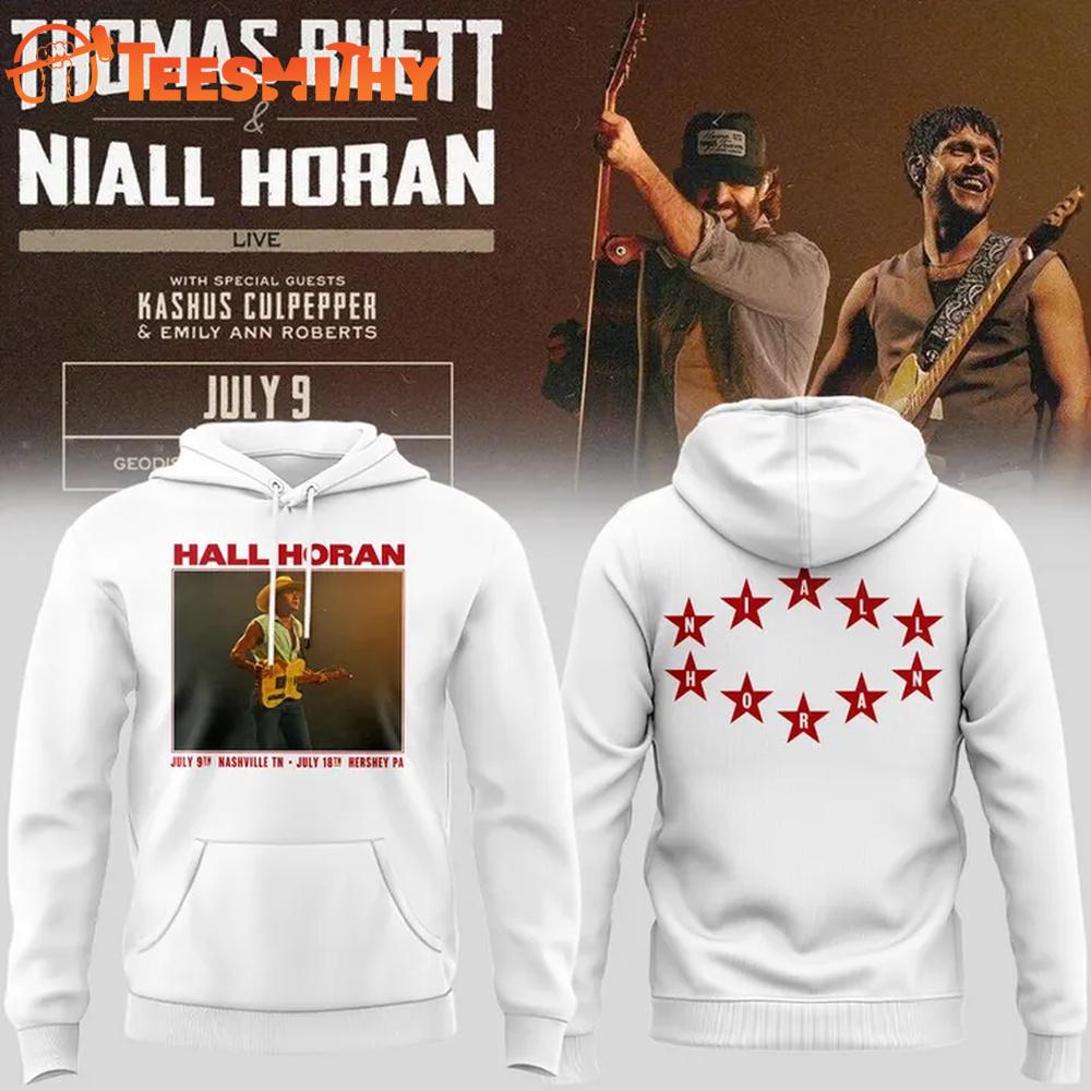 Exclusive Version Niall Horan Nashville TN 2026 White Hoodie