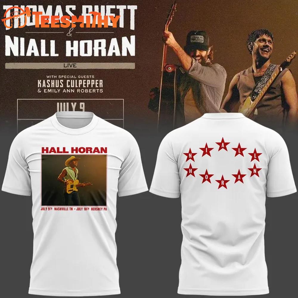 Exclusive Version Niall Horan Nashville TN 2026 White T Shirt