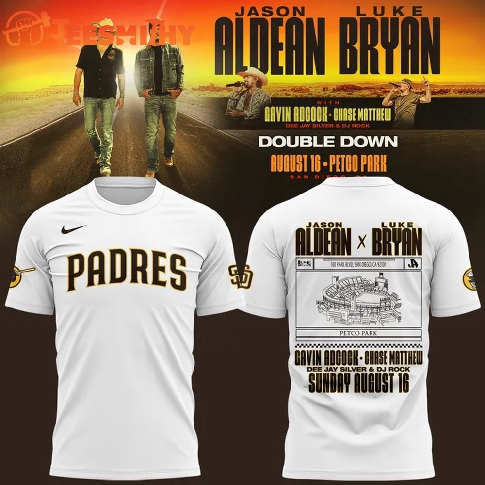 Exclusive Version San Diego Padres x Luke Bryan And Jason Aldean 2026 T Shirt