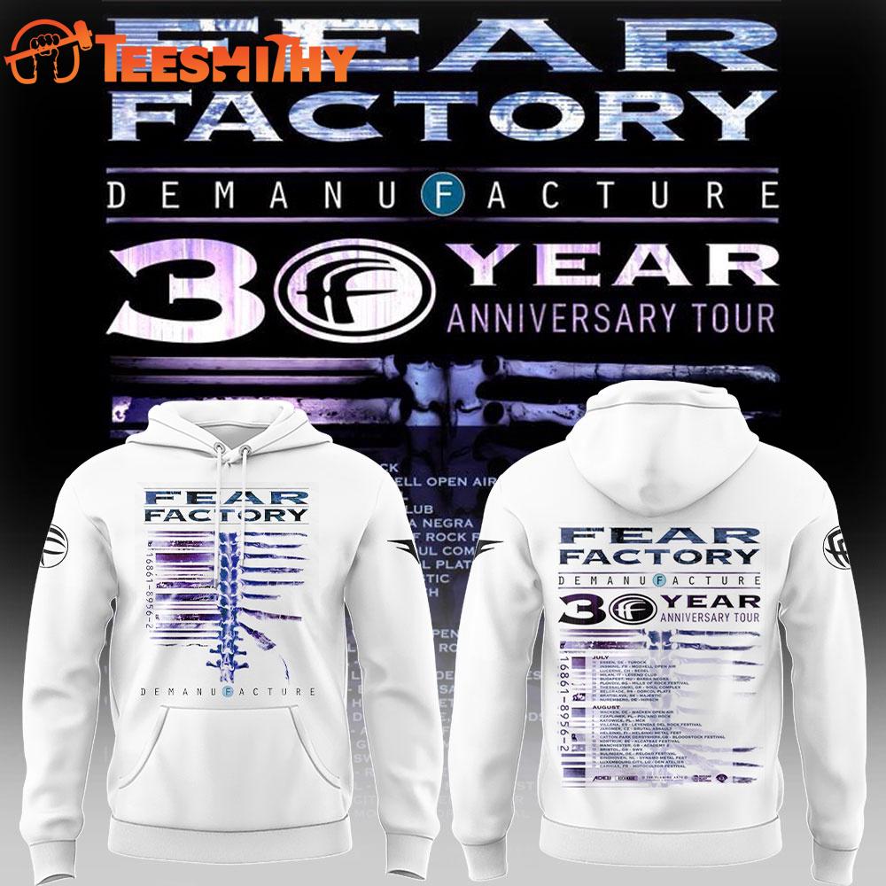 Fear Factory Demanu Facture 30 Year Anniversary Tour 2025 Hoodie