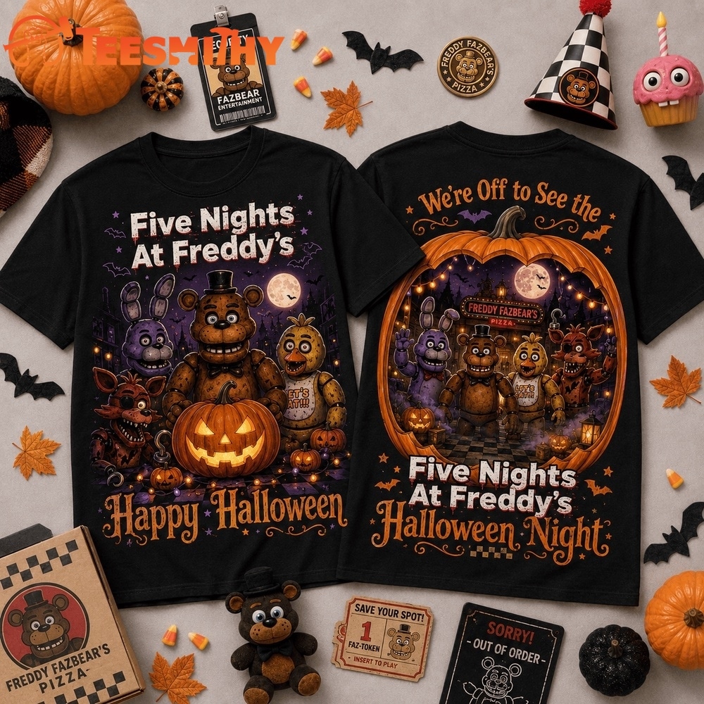 Five Nights At Freddy's Halloween Night Great Pumpkin T Shirt