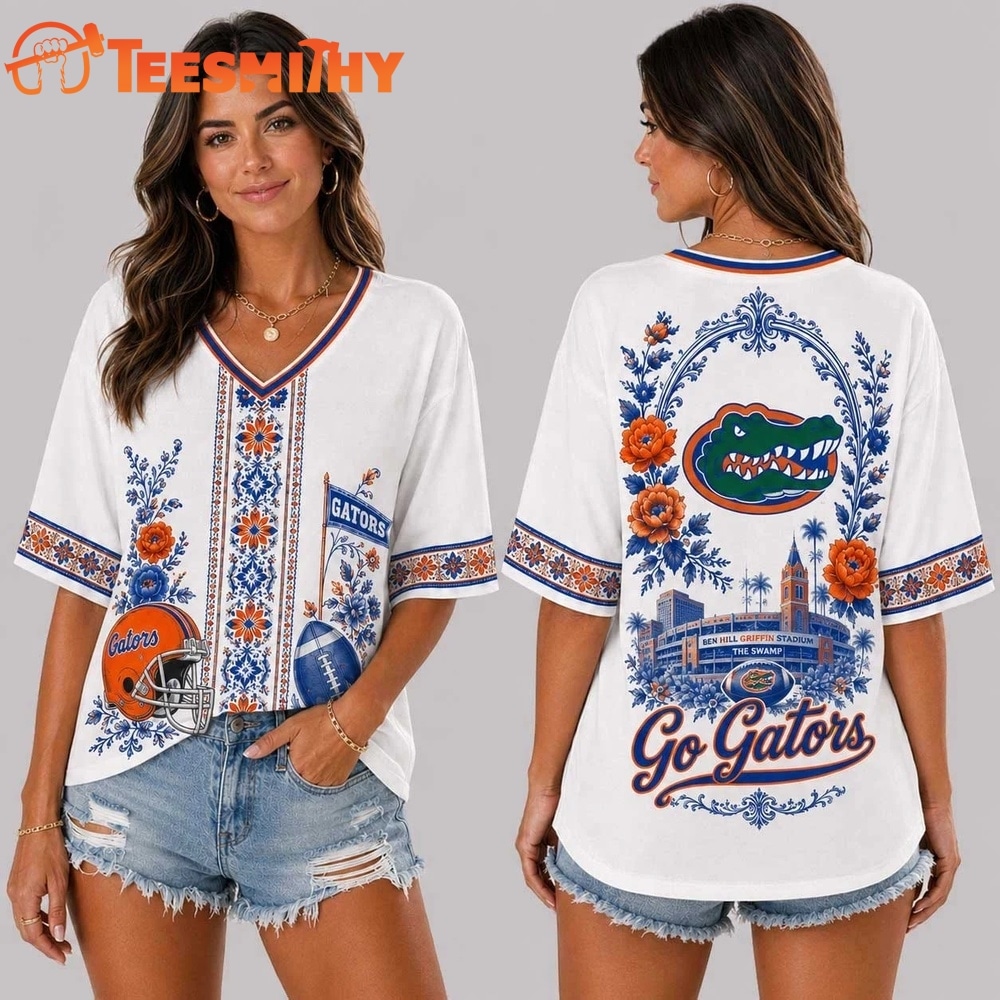 Florida Gators NCAA Collegiate Pride Collection V Neck T Shirt