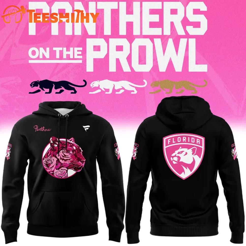 Florida Panthers 2025 Pink in the Rink Limited Edition Hoodie