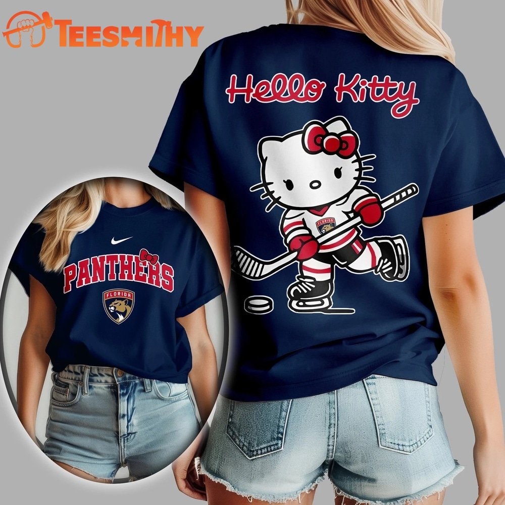 Florida Panthers NHL x Hello Kitty Unisex 3D Shirt