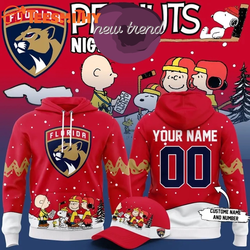 Florida Panthers x Peanuts Night 2026 Limited Edition Hoodie