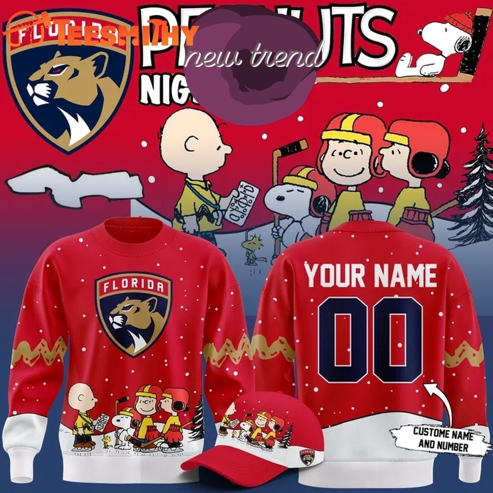 Florida Panthers x Peanuts Night 2026 Limited Edition Sweatshirt