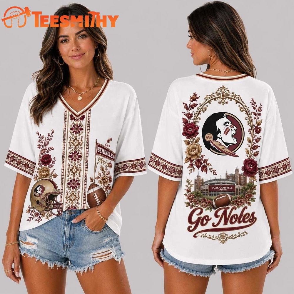 Florida State Seminoles NCAA Collegiate Pride Collection V Neck T Shirt