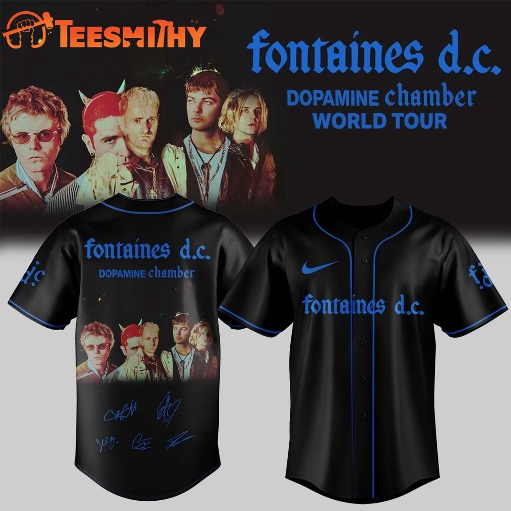 Fontaines D.C Dopamine Chamber Tour Signed 2026 Special New Baseball Jersey