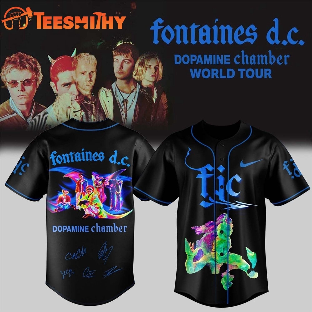 Fontaines D.C Dopamine Chamber Tour Signed Baseball Jersey