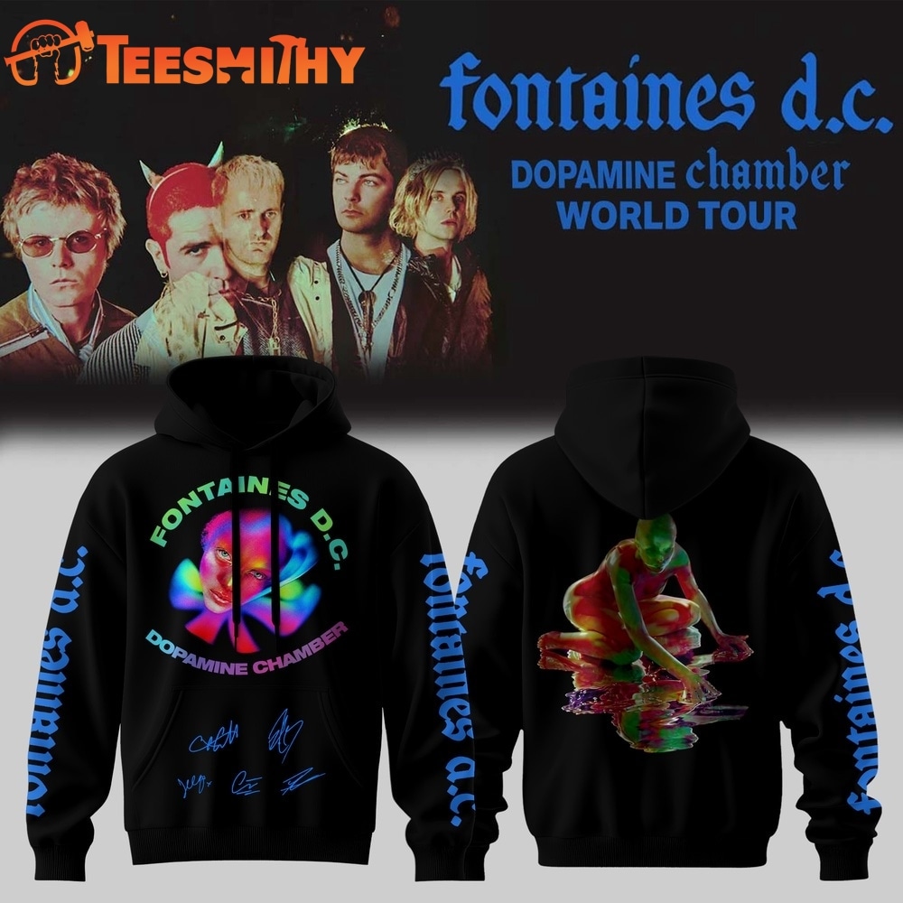 Fontaines D.C Dopamine Chamber Tour Signed Hoodie