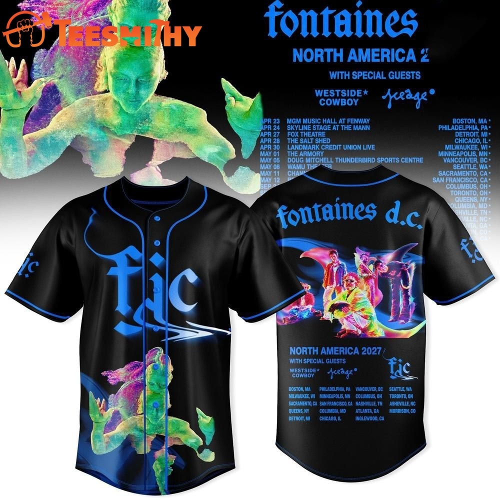 Fontaines D.C. North America 2027 Tour Limited Edition Baseball Jersey