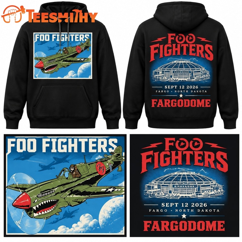 Foo Fighters Take Cover FargoDome 2026 Hoodie