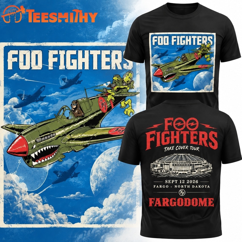 Foo Fighters Take Cover FargoDome 2026 T Shirt