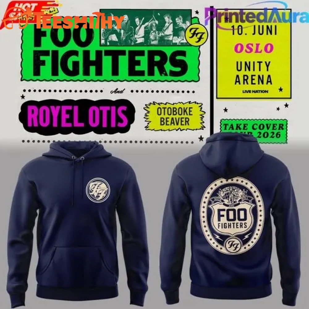 Foo Fighters Take Cover Tour 2026 Hoodie