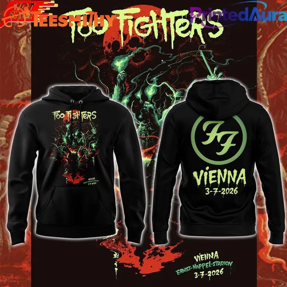 Foo Fighters Take Cover Tour 2026 Limited Edition Hoodie