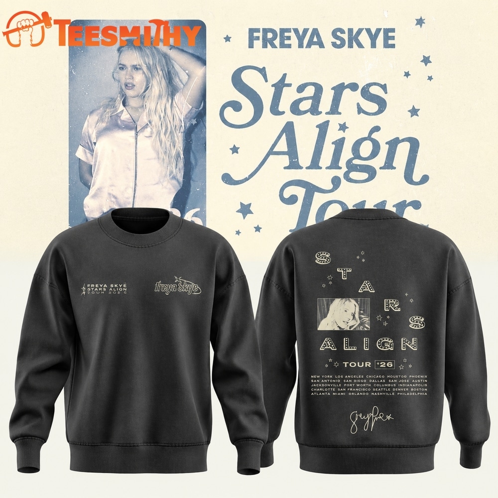 Freya Skye Stars Align Tour 2026 Crewneck Sweatshirt