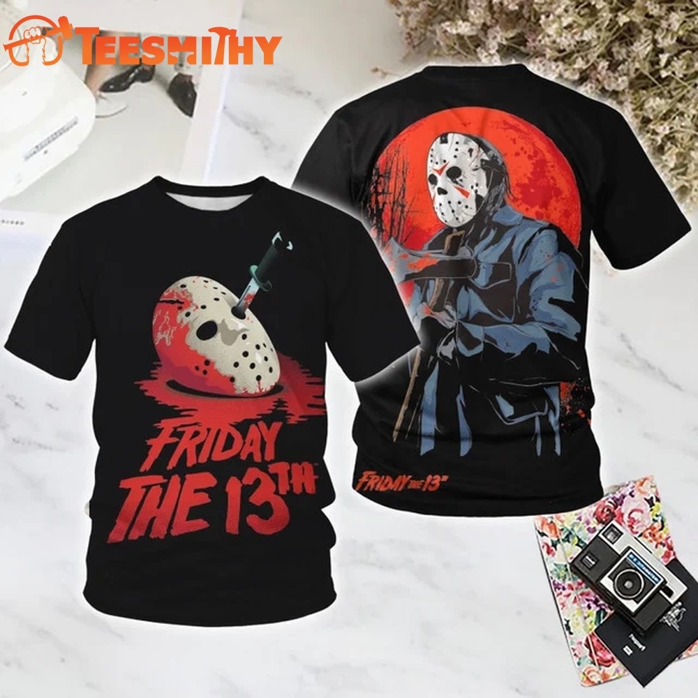 Friday the 13th 1984 Halloween All Over Print T Shirt