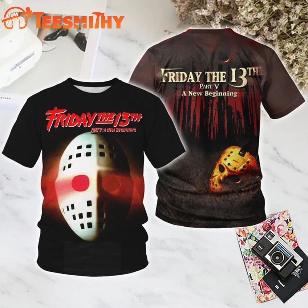 Friday the 13th 1985 Halloween All Over Print T Shirt
