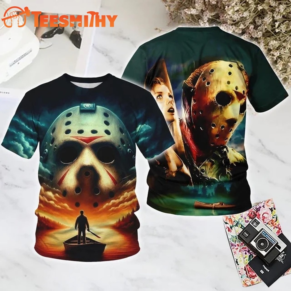 Friday the 13th Crystal Lake Memories 2 Halloween All Over Print T Shirt