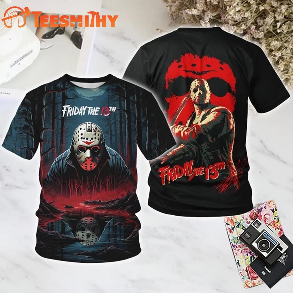 Friday the 13th Movies Halloween All Over Print T Shirt
